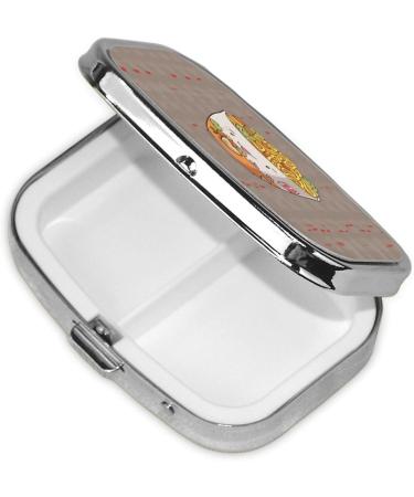 Egg Cup Noodle Ramen Pill Case | Cute 2 Compartment Travel Pill Box Organizer for Purse | Perfect Gift - Buy Online on GoSupps.com