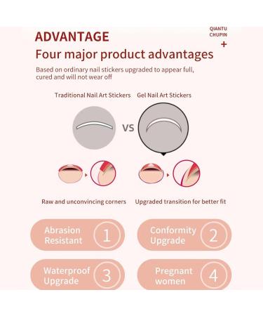 Semi Cured Gel Nails Strips - Nude Pink Gel Nail Stickers Nail Wraps Soft Self-Adhesive Gel Nail Strips for Nails French Tip Gel Nail Wrap Stickers Decals (UV/LED Lamp Required) Pink-french - Bss-0235 - Buy Online on GoSupps.com