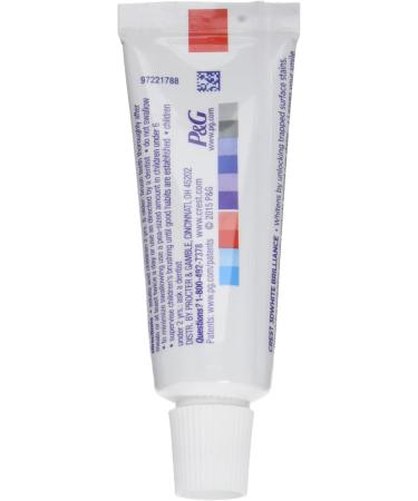 Crest 3D White Brilliance Toothpaste - Advanced Whitening & Stain Protection Vibrant Peppermint 0.85 oz - International Shipping Available - Buy Online on GoSupps.com