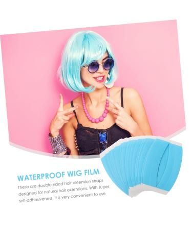 POPETPOP 23 Sheets Double Sided Wig Film Two Sided Tape Lace Front Support Tape Double Sidestick Tape Water Proof Tape Hair Extension Tape Strips Toupee Tape Wig Tape Supplies Scalp Glue - Buy Online on GoSupps.com