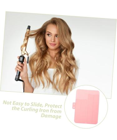 NULYLU Curling Iron Insulation Bag Curlers Hair Crimper Curling Wand Hair Wand Curler Pink - Buy Online on GoSupps.com