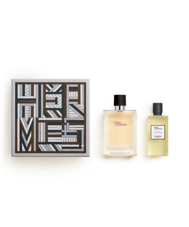 HERMES Terre D'Hermes 2-Piece set for Men (3.4 Ounce Eau de Toilette Spray + 2.7 Ounce Hair and Body Shower Gel) - Buy Online on GoSupps.com