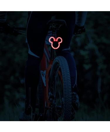 Disney Mickey Mouse LED Bike Light - 6 Light Modes, IPX4 Weather Resistant - Disney Bicycle Accessories for All Bike Types - Buy Online on GoSupps.com