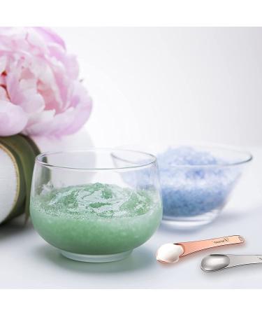 6 Pack Metal Makeup Spatula Mini Spoon Beauty Scoop for Facial Cosmetic Face Mask - Silver, Rose Gold and Gold | High-Quality Beauty Tools - Buy Online on GoSupps.com