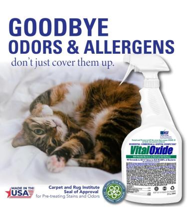Vital Oxide - Ultimate Carpet Stain Remover for Pet Urine & Odors | Destroys Viruses Fast | International Shipping Available - Buy Online on GoSupps.com