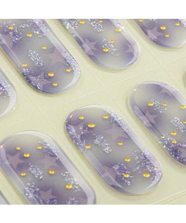 16 Pieces Semi Cured Gel Nail s for Women Gel Nail Sticker Long Lasting Gel Nail Wraps with Soft Glossy Gel Finish BSG0302 - Buy Online on GoSupps.com