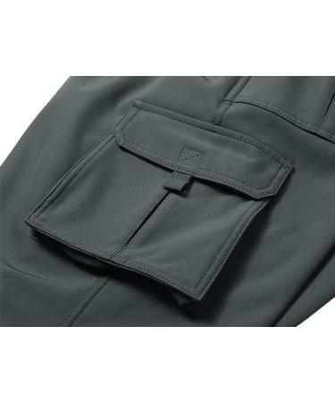 Kids Boy's Youth Fleece Lined Waterproof Snow Pants - Dark Grey (4-5T) - Buy Online on GoSupps.com