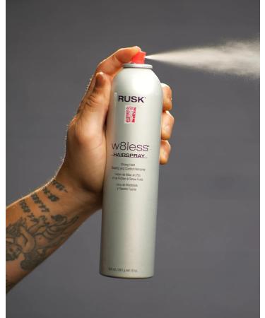 RUSK W8less Strong Hold Shaping And Control Hairspray Provides Natural Texture and Long Lasting Support 80% VOC 10 oz. - Buy Online on GoSupps.com