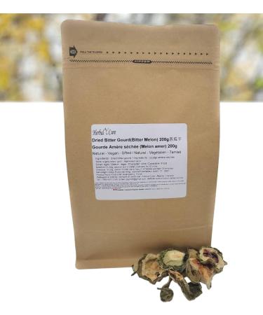 Herbal Cure - Dried Bitter Melon Sliced Bitter Gourd 200g - Product of China - Buy Online on GoSupps.com