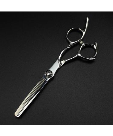 Professional 6-Inch Hair Cutting Scissors Set - High-Quality Steel Black Gem Shears for Thinning & Hairdressing - International Shipping Available - Buy Online on GoSupps.com