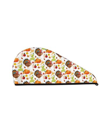 Hair Towel Wrap Hair Drying Towel with Button Towel Turban Head Towel to Dry Hair Quickly ()