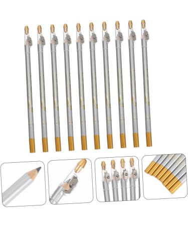 Healeved 10pcs Eyeliner Makeup Pencil Matte Lip Liner Eyebrow Pencils Gadgets Grey - Buy Online on GoSupps.com