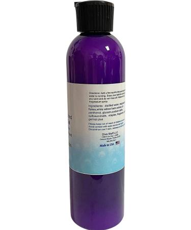 Magnesium Enriched Low Foam Bath Gel Soak for Aches and Pain | 8oz | White Willow Bark Extract | Cucumber Melon Scent | Naturals Aspirin by Diva Stuff - Buy Online on GoSupps.com