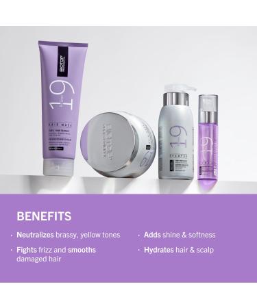 Biotop Professional 19 Pro Silver Hair Oil - Heat Protection & Frizz Control for Platinum Blonde Hair - Lightweight Non-Greasy Formula with Vitamin E - 2.2 oz - Buy Online on GoSupps.com