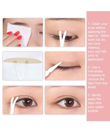 Slide Stripes Double Eyelid Tape & Slupoter Cream - 360PCS Waterproof Invisible Tape + 5ML Styling Cream for Perfect Double Eyelids - Buy Online on GoSupps.com