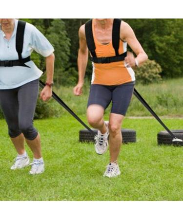 Bands Weight Sled Harness Kits Tire Pulling Harness Fitness Training Workout for Running Sprinting Pulling Speed Training - Buy Online on GoSupps.com