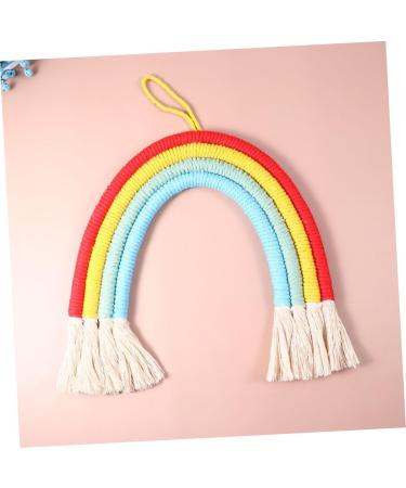 Zerodeko 1pc Kid Room Decor Home Decoration Wall Mounted Weaving Craft Pendant Wall-Mounted Cotton Rope - Buy Online on GoSupps.com