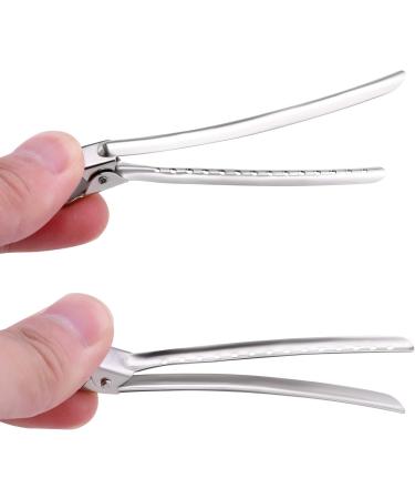 Hair Clips 5-piece hair clips duckbill hair clips rust-proof metal hair clips with holes for curly hair styling partition clips Blue Hair Clips (Size : Rose gold) - Buy Online on GoSupps.com