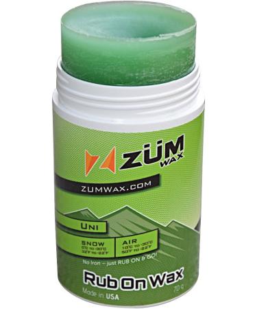 ZUMWax RUB ON Wax Ski/Snowboard - 70g All Temperature Universal - Incredibly Fast - Buy Online on GoSupps.com