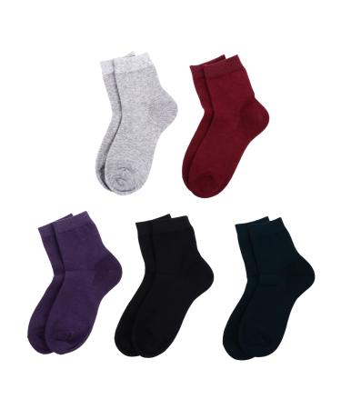Healeved 15 Pairs Gel Ripstop Socks Foot Care Sock Dry Chinese Mirror Hydrating Socks Spa Soften Socks Silicone Women Sock Silicone Heel Socks Moisturizing Silicone Gel Pure Cotton Miss