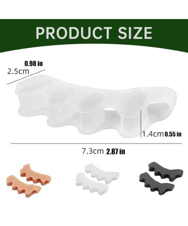 Toe Aligner Perfect Toes Natural Toe Aligner Toe Separators Bunion Correctors Suitable For Men And Women Bunion Pads Black - Buy Online on GoSupps.com