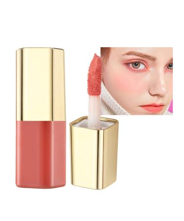 Liquid Blush Mini Nude Makeup  Matte Blush Llasting  Waterproof  Light & Breathable  Female Beauty Liquid Blush Wand Mixable for Cheek and Lip  Cream Liquid Blusher Easy to Carry