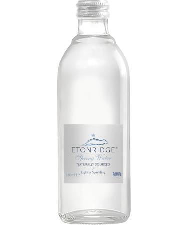 Etonridge Lightly Sparkling Spring Water 24 x 330ml Glass Bottles
