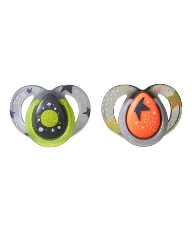 Tommee Tippee Night Pacifier 6-18m | Soothing Comfort for Babies - International Shipping Available - Buy Online on GoSupps.com
