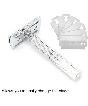 Buy Professional Men's Alloy Scraper | Portable Blade-Free Hairdressing Tool - Sluffs (Silver) - Buy Online on GoSupps.com