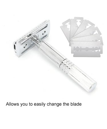 Easy Trim Razor - Professional Manual Alloy Razor for Home & Travel | Sustainable Silver Design - Buy Online on GoSupps.com