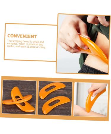 Buy Healeeved 2 Piece Sharpenbar Massage Device - Bodilter Schafer Schaber Tools for Body Shaping & Gua Sha Massage Light Brown 17x7cm - International Shipping - Buy Online on GoSupps.com