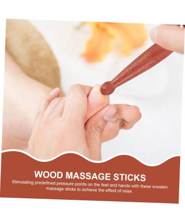Buy Gatuida 15 STK Wooden Acupressure Rod - Portable Trigger Point & Foot Massage Tool | Best Acupuncture Device for Pain Relief - Buy Online on GoSupps.com
