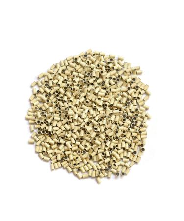 Buy 500 Pieces Blonde Hair Extension Rings - 3.4mm Copper Microring Micro Rings for Extensions - International Shipping Available - Buy Online on GoSupps.com