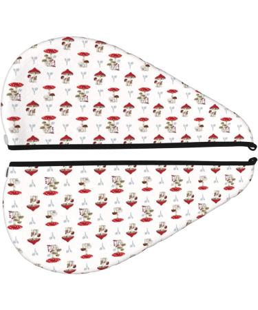 Hair Towel Wrap - Quick Drying Button Towel Turban in Unique Mushroom Designs | Best Hair Drying Solutions - Buy Online on GoSupps.com