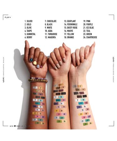 NYX Epic Wear Liner Stick Long-Lasting Eyeliner Pencil - Silver Lining 01 - Buy Online on GoSupps.com