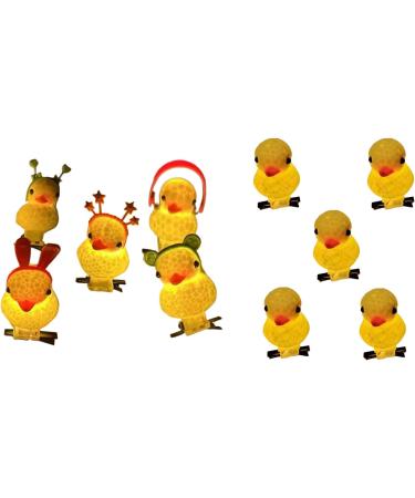5pcs LED Light Up Duck Hair Clips Fashion Accessories Cartoon Animal Hair Decoration for Party Festival B - Buy Online on GoSupps.com