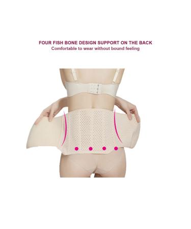 Postpartum Benefits: Soft Comfortable Waist Wraps for Weight Loss & Waistline Enhancement - Highly Elastic & Practical for All Skin Tones - Buy Online on GoSupps.com