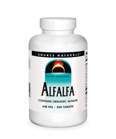 Source Naturals Alfalfa 10 Grain Dietary Supplement - 500 Tablets 1 500 Count (Pack of 1) - Buy Online on GoSupps.com