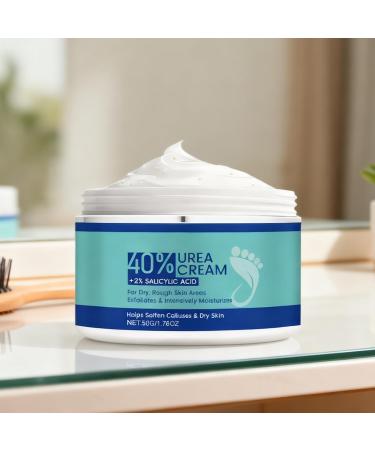  G n rique Moisturizing Foot Cream | 50g Natural Moisturizing Softening Lotion Skin Care Lotion for Dry and Cracked Feet | For Daily Pedicure Hydration Travel Nighttime Use for Women Girls Adults and Teens - Buy Online on GoSupps.com