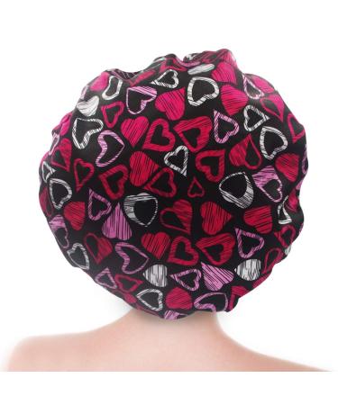 Bleu Bath (2 Pack) Sexy Lovely Fashion Style Extra Large Double Layer Shower Cap - Buy Online on GoSupps.com
