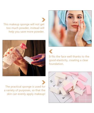 FRCOLOR 30pcs Mini Makeup Sponges - Triangular Powder Puff & Cosmetic Applicator - Small Makeup Wedges for Flawless Application - Buy Online on GoSupps.com