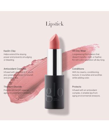 Glo Skin Beauty Lipstick in 'Pillow Talk' | Longwear Creamy Lip Color for Lasting Beauty - Buy Online on GoSupps.com