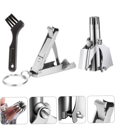 Housoutil Nose Hair Trimmer Set - Precision Scissors & Clipper for Grooming | Best Nose Hair Removal Tools - Buy Online on GoSupps.com