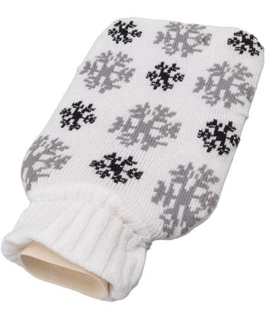 Buy 2000ml Cute Snowflake Warm Water Bottle | Knitted Lid for Kids & Adults | Keep Warm This Winter | International Shipping Available - Buy Online on GoSupps.com