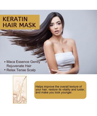 100ml Collagen Hair Treatment Mask - Deep Repair With Argan Oil & Keratin - Soft Hair in 5 Seconds - Buy Online on GoSupps.com