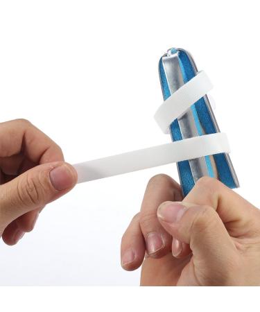 Buy Aluminum Finger Splints - 3 Sizes Hand Support Brackets for Orthopedic Recovery - L Blue White - Buy Online on GoSupps.com
