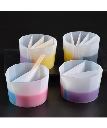 Cotsdan 4 Silicone Split Cup for Acrylic Paint Resin Pouring - Reusable DIY Jewelry Making Tool - Buy Online on GoSupps.com