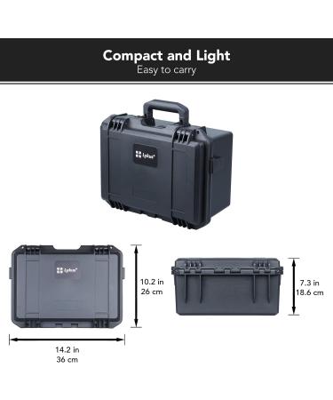 Lykus AT100 Waterproof Hard Case for DJI Avata Goggles 2 and Motion Controller - Compact & Light | Dual-Layer Foam Insert | CASE ONLY - Buy Online on GoSupps.com