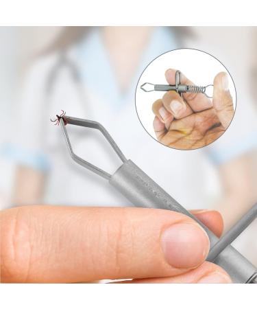My AR store Professional Tick Tweezers for Dogs/Cats/Horses/Humans 3 Pcs Painlessly Tick Remover for Humans and Cats Pets - Buy Online on GoSupps.com