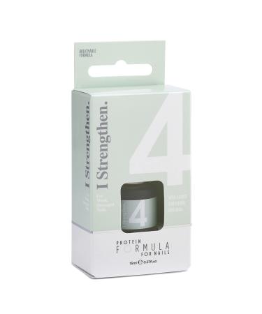 Protein Formula Strengthen Nail Treatment 15ml. Combination of Biotin AHAs Hexanal formula helps to re-structure strengthen damaged nails promotes moisturised hydrated healthy nails.